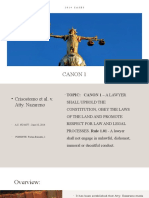 Canon 1 Case on Upholding Laws and Legal Processes