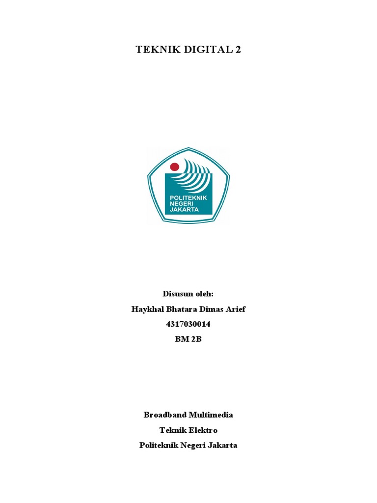 Rangkaian D Dan Jk Flip Flop Dalam Counter Pdf Sains Matematika