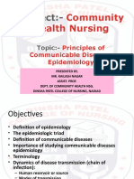 Epidemiology of Communicable Disease 