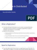 Replication in Distributed Systems: Kavya Barnadhya Hazarika