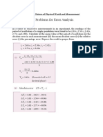 Solved Example Problems For Error Analysis