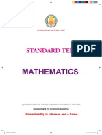 10th Standard Maths EM 2020 Edition