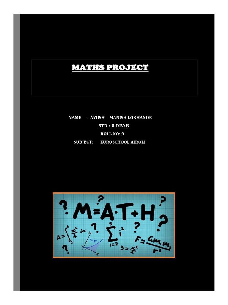 Maths Project | PDF