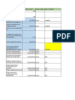 Análisis de costos y gastos de producción de sillas