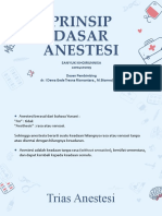 Prinsip Dasar Anestesi