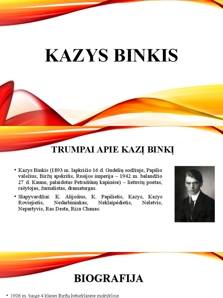 Kazys Binkis PDF