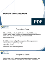 PLK Sesi 1-1. Pengertian Pasar & Lembaga Keuangan