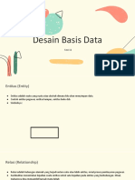 Desain Basis Data