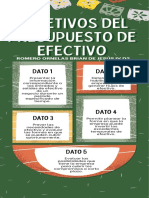 Infografía de Los Objetivos Del Presupuesto de Efectivo