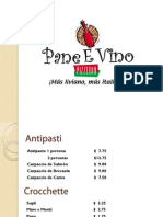 Download Menu Pane e Vino by Pane E Vino SN51432571 doc pdf