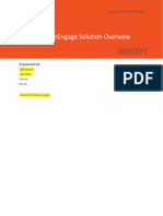 Genesys PureEngage Solution Overview