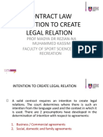 Chapter 5 Intention To Create Legal Relation