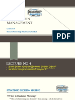 Production Management: Lecture No 4 Resource Person: Engr Muhammad Raheel Butt
