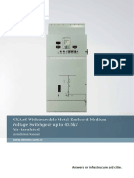NXAirS 40,5kV Switchgear Installation Manual