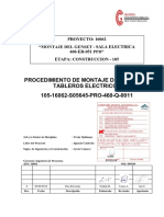 "Montaje Del Genset PPD": Procedimiento de Montaje de Equipos Y Tableros Electricos 105-16062-S05645-PRO-460-Q-0011