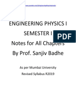 Engineering Physics I Notes (All Modules)