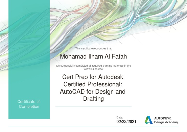 Mohamad Ilham Al Fatah: Certificate of Completion | PDF