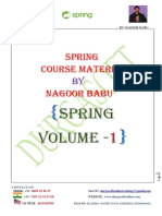 Core Spring and MVC