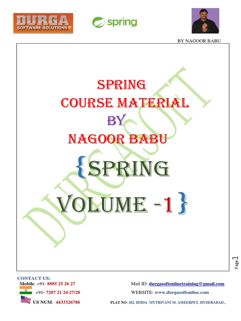 Core Spring And Mvc Pdf Spring Framework Web Application