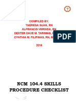 NCM 104.4 Checklist 70 Copies