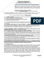 8.1.5.1.1. A Prova Teórico-Objetiva Será Realizada No TURNO DA MANHÃ