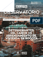 Determinantes Del Canon de Arrendamiento en Bogota 0