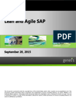 Lean and Agile SAP: September 28, 2015
