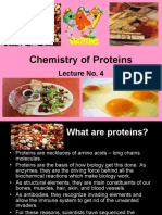 Chemistry of Proteins: Lecture No. 4