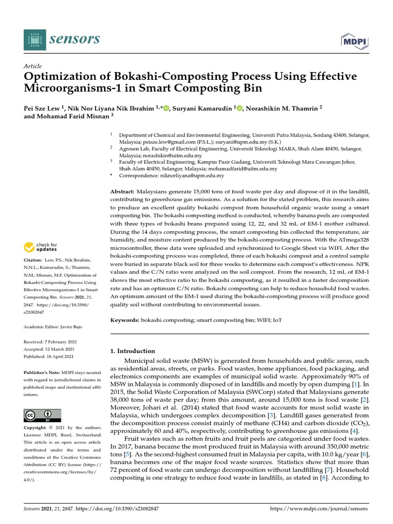 Sensors Optimization of Process Using Effective
