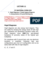 Lecture-11: Study Material Chem-524