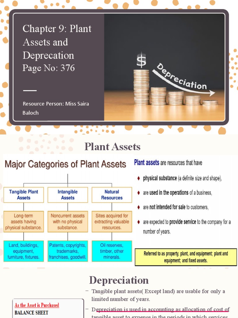 CHP 9 Plant Assets and Depreciation Accounting | PDF | Book Value ...