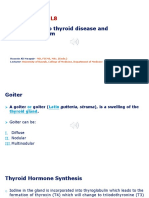 Endocrinology L8: Introduction To Thyroid Disease and Hyperthyroidism