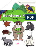 Rainforest Maths Activity Booklet