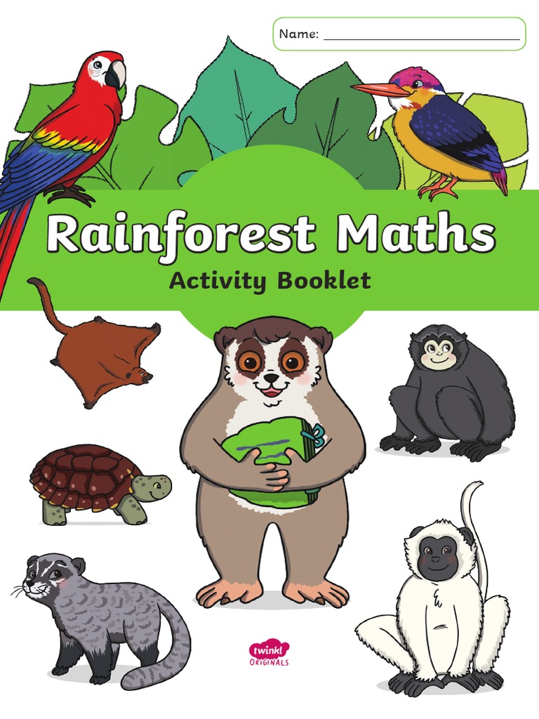 Rainforest Maths Activity Booklet PDF