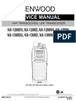 Service Manual: NX-1200DV, NX-1200D, NX-1200NV, NX-1200N, NX-1300DU, NX-1300D, NX-1300NU, NX-1300N