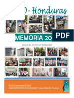 Memoria SERSO Honduras 2020