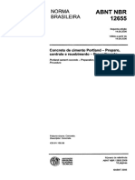 NBR 12655 - Concreto de Cimento Portland - Preparo Controle e Recebimento - 2006 (1)