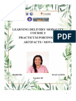 Learning Delivery Modality Course 2 Practicum Portfolio Artifacts / Movs