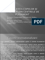 Referat Consilierea Copiilor Si Tinerilor Din Centrele de Plasament1