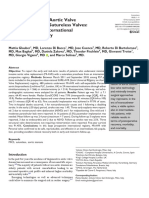 2019 - SAGE - MICS Aortic Valve Replacement With Sutureless Valves, International Prospective Registry