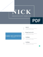 Nick Google Slides Template