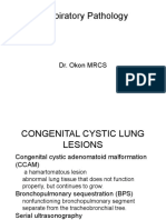 Respiratory Pathology: Dr. Okon MRCS