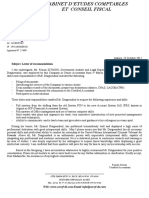 Lettre de Recommandation EN2012