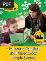 Grammar Spelling Punctuation Sample Lesson