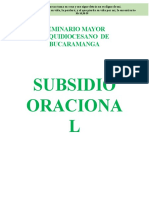 Subsidio Oracional