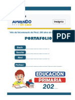 Portafolio Aprendo en Casa Primaria