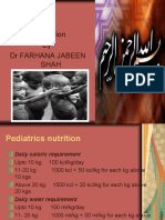 Nutrition: Malnutrition by DR Farhana Jabeen Shah