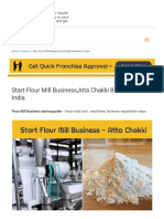 Start Flour Mill Business,Atta Chakki Business in India