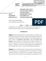 Luis Arce Córdova: Audiencia de Impedimento de Salida Del País