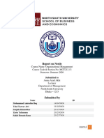 Report On Nestle: Course Name: Organizational Management Course Code & Section No: MGT212.13 Semester: Summer 2020